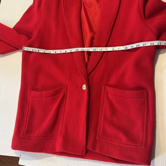 VTG-I.B.diffusion-M-red-lambswool and rabbit hair blend-cardigan sweater/jacket. - Picture 11 of 13